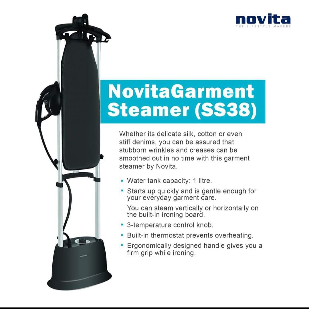 Novita Garment Steamer (SS38), TV & Home Appliances, Irons & Steamers