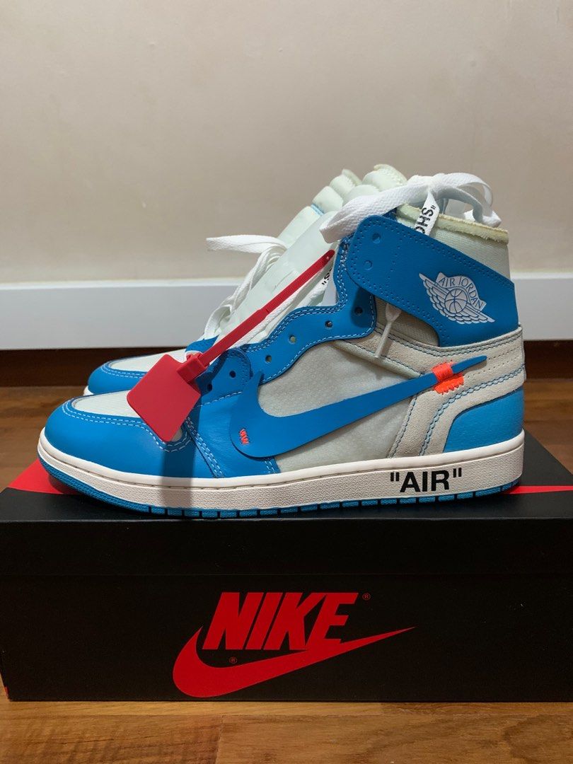 jordan 1 unc blue and white