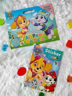 Paw Patrol Sticker Book and Giant Activity Book Set