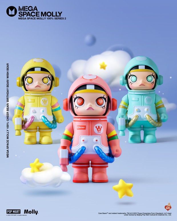 Popmart Mega Space Molly 100% Series 2-B, Hobbies & Toys, Toys