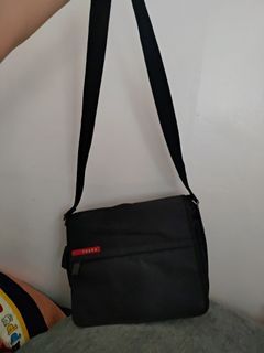 Prada Black Messenger  Bag