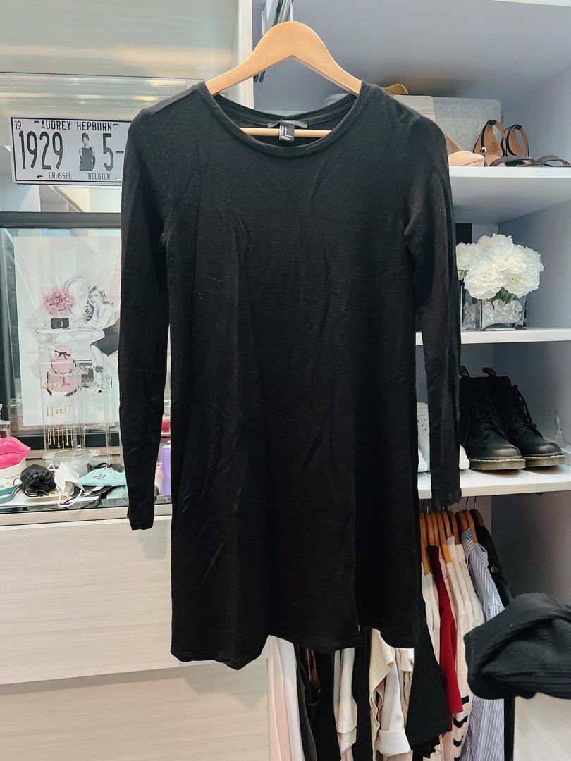 Preloved Forever 21 black long sleeves dress, Women's Fashion, Dresses & Sets, Dresses on Carousell Preloved Forever 21 black long sleeves dress, Women's Fashion, Dresses & Sets, Dresses on Carousell