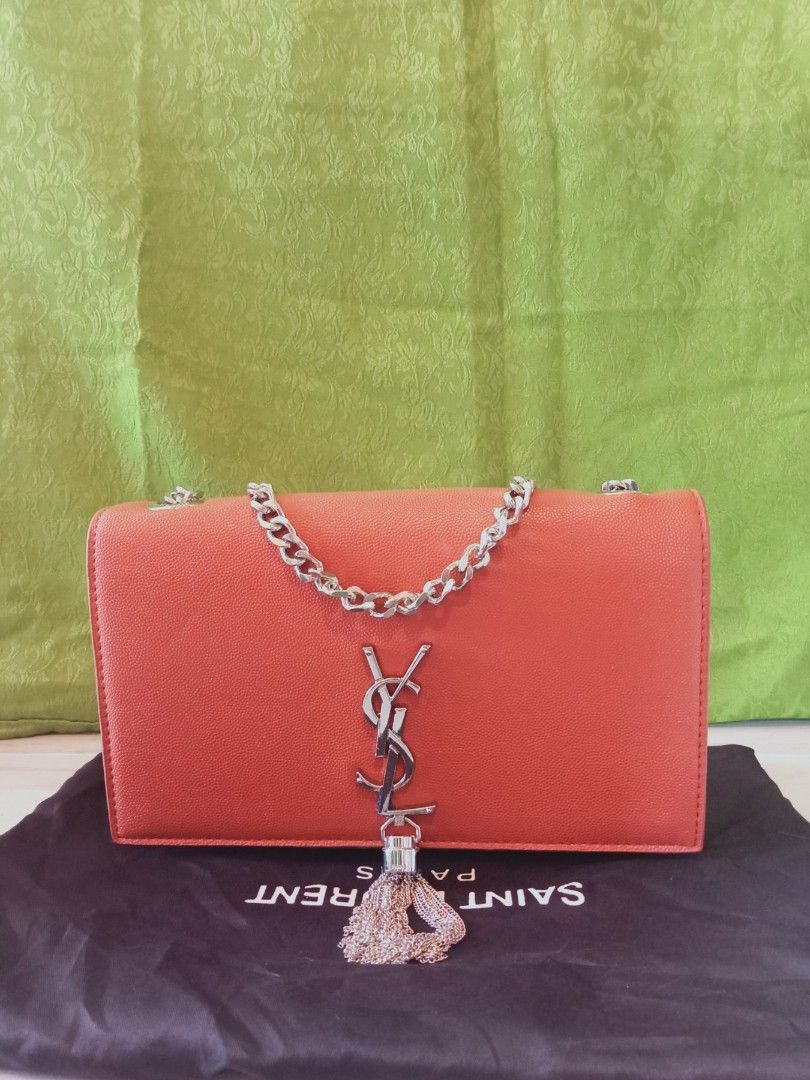 Preloved YSL kate tan color (Category: Luxury Bags & Wallets) located in Cebu City. Submitted by elcoleccion21 (Listing ID 1251257313, Image 1). Description: 🇯🇵 Japan Surplus.