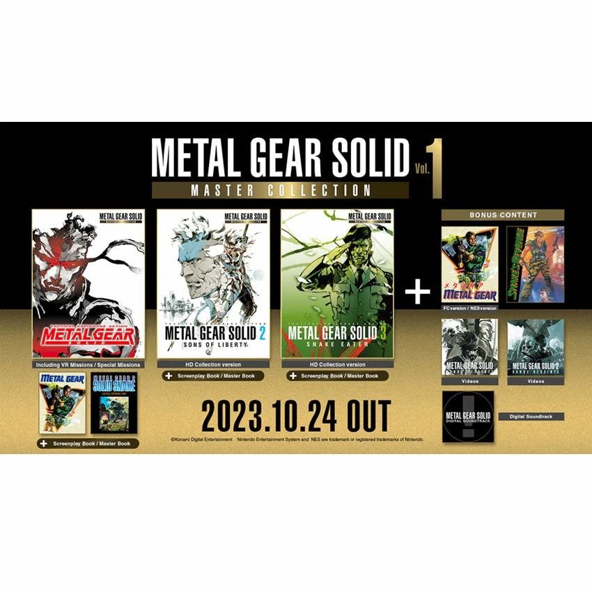 Pre-Order PS5 METAL GEAR SOLID MASTER COLLECTION VOL. 1, Video Gaming ...