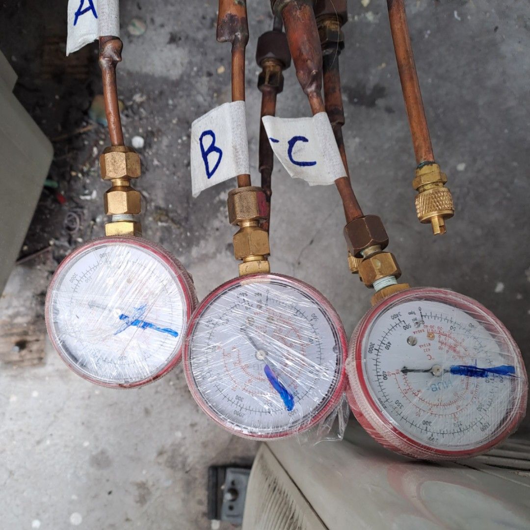 Pressure Test Aircon , 16/10/2023 updated, for gas leaking, TV & Home