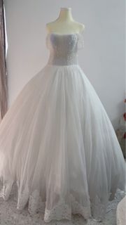 Prom White Wedding Gown