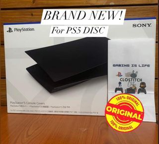 PS5 Console Cover [Midnight Black] - Disc Version ( Brand New )