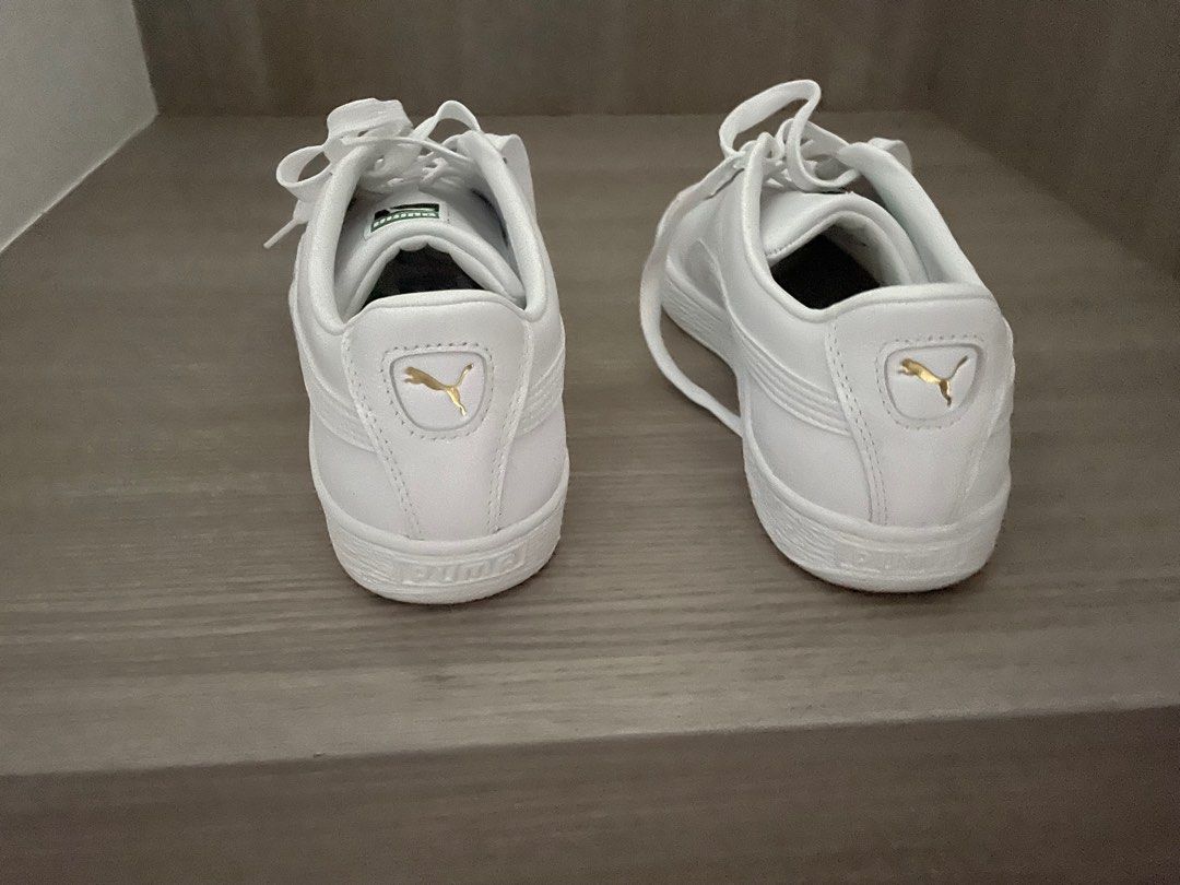 Puma basket classic white womens hot sale