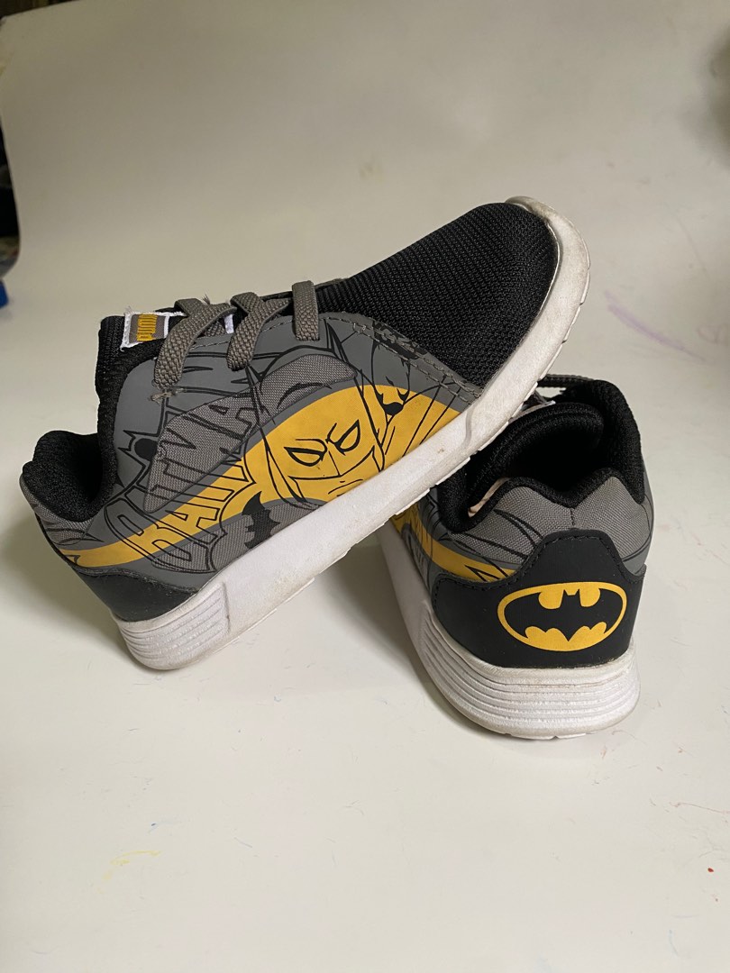 Puma Batman sneakers shoes UK 8 Babies Kids Babies Kids