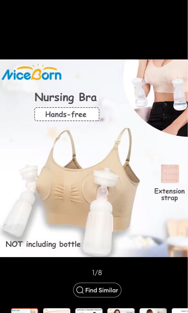 Pump/Nursing Bra (Nude Colour) x5pcs, Babies & Kids, Nursing & Feeding,  Breastfeeding & Bottle Feeding on Carousell