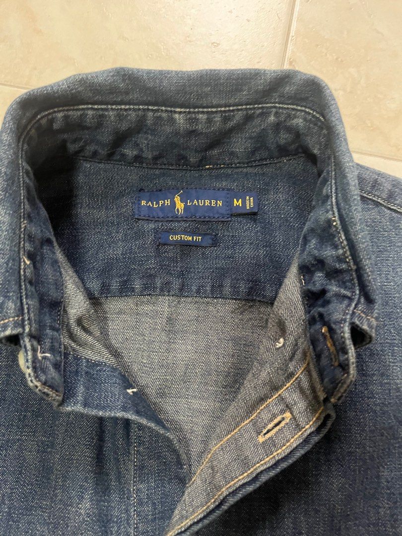 Ralph lauren hotsell denim button down