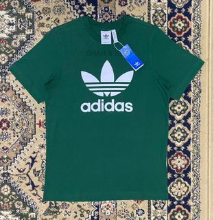 [READY STOCK] Adidas Trefoil Logo Green (Size S, P19.5 L28)