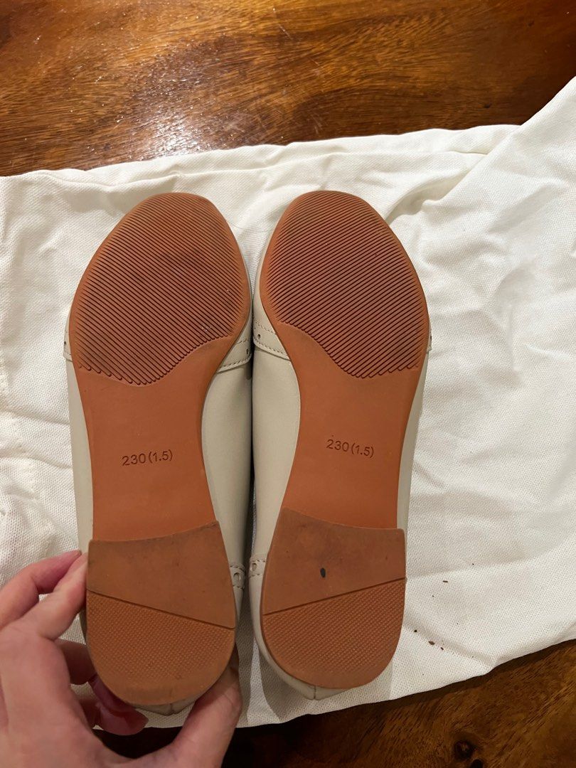 Real leather 2025 flats