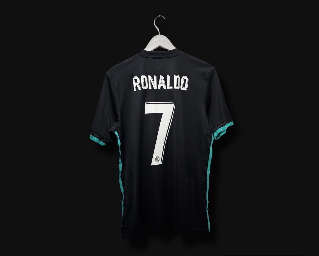 RONALDO # 7 RM Home UCL FINAL KYIV 2018 Retro Jersey 2017/18