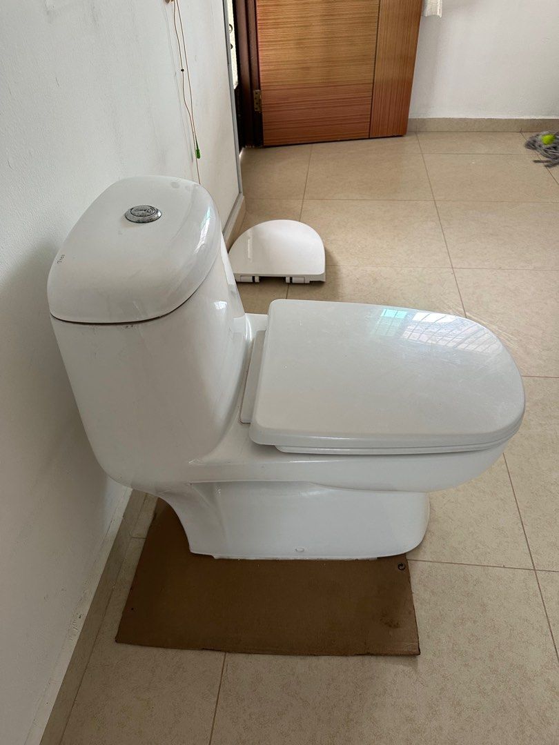 Rimless Toilet Bowl, Furniture & Home Living, Bathroom & Kitchen