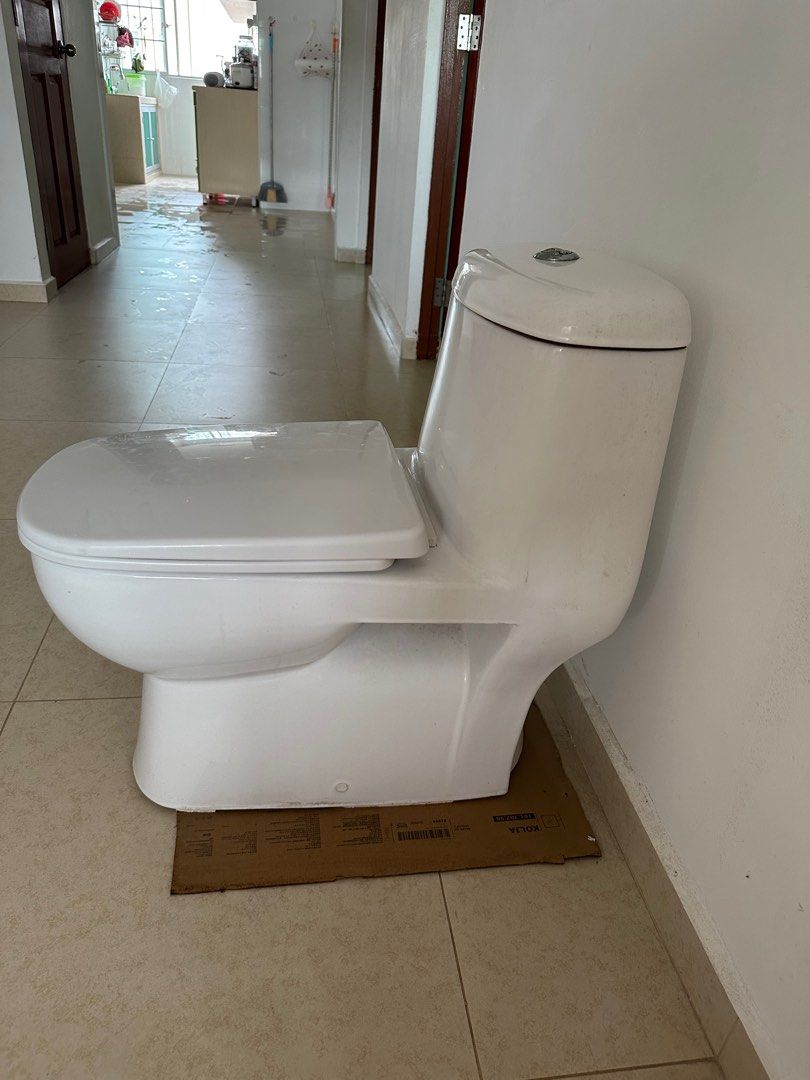 Rimless Toilet Bowl, Furniture & Home Living, Bathroom & Kitchen