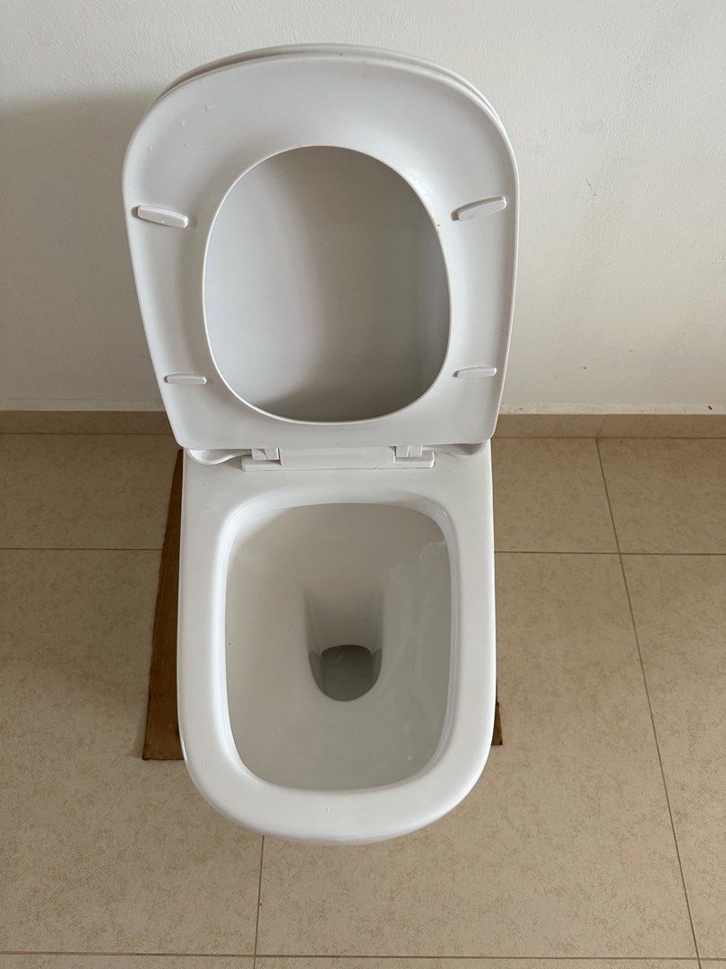 Rimless Toilet Bowl, Furniture & Home Living, Bathroom & Kitchen