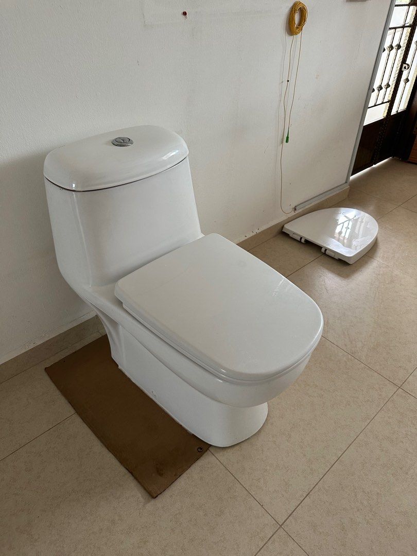 Rimless Toilet Bowl, Furniture & Home Living, Bathroom & Kitchen