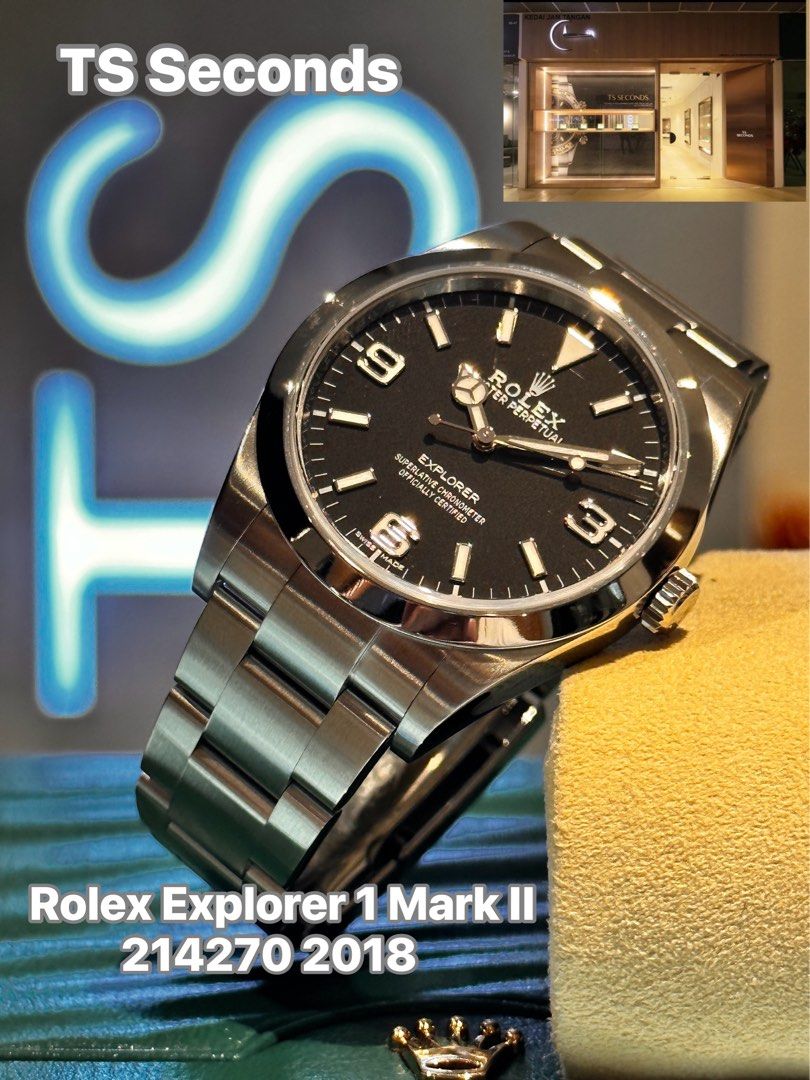 Rolex Explorer 1 Mark II 214270 2018 39mm Luxury Watches on