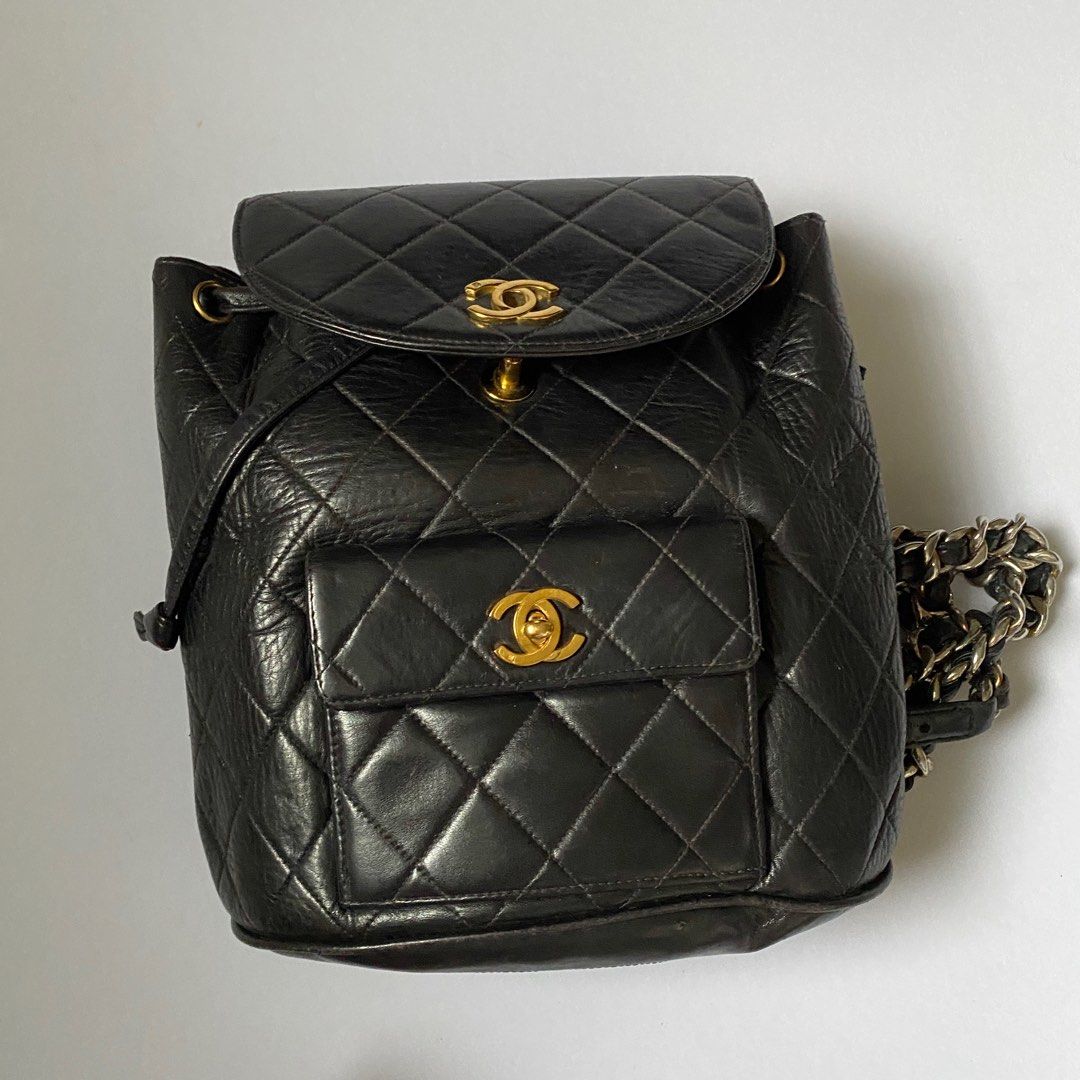 Vintage chanel backpack cheap
