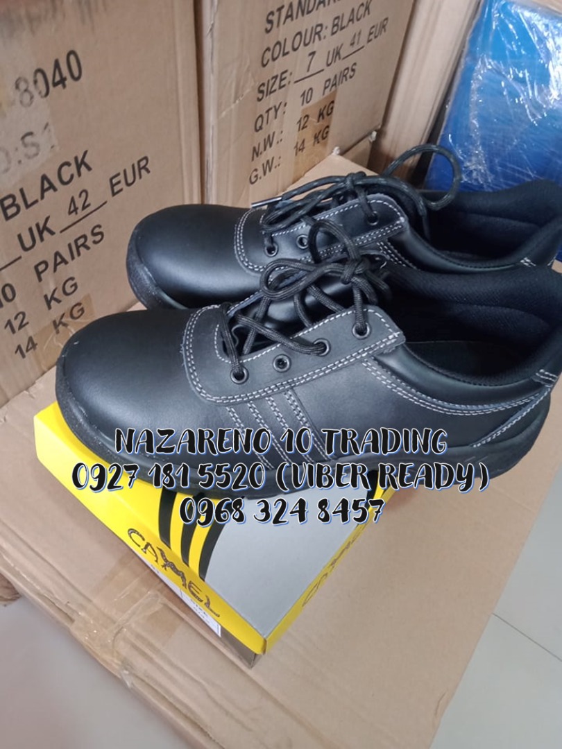 safety shoes camel lowcut Men s Fashion Footwear Boots on Carousell