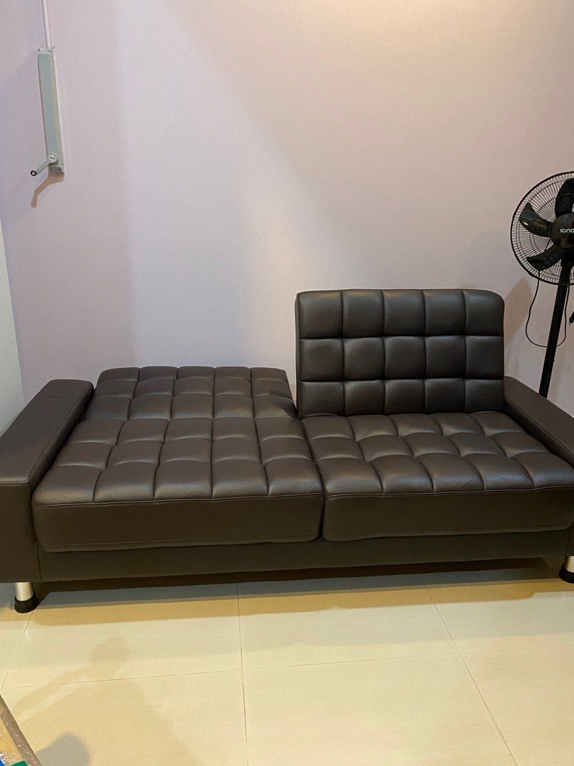Seahorse leather sofa deals bed