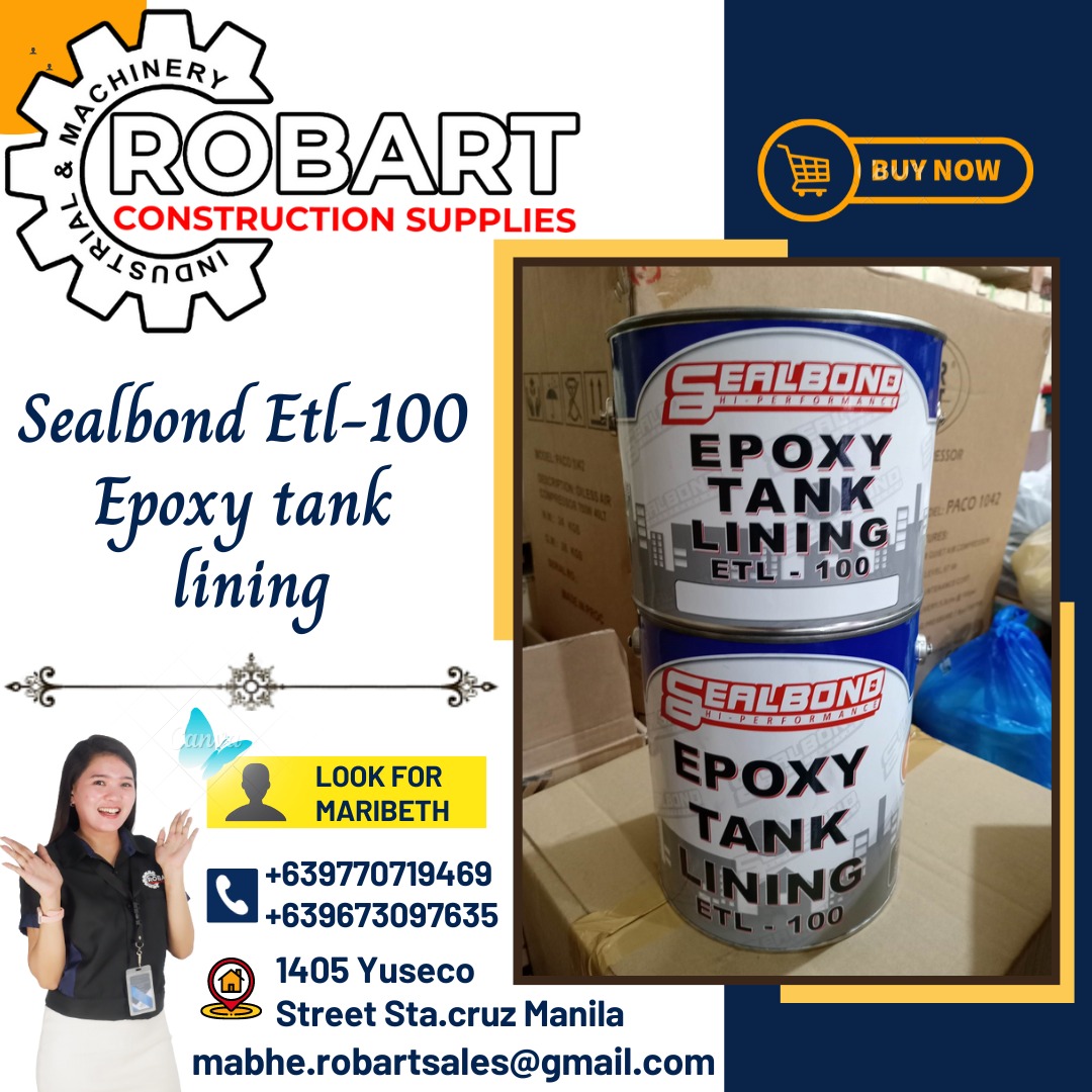 Sealbond etl100 epoxy tank lining, Commercial & Industrial, Construction Tools & Equipment on
