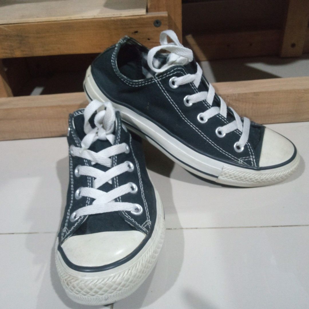 Sepatu Converse Chuck Taylor All Star Double Tongue Plaid Tartan Original  Size