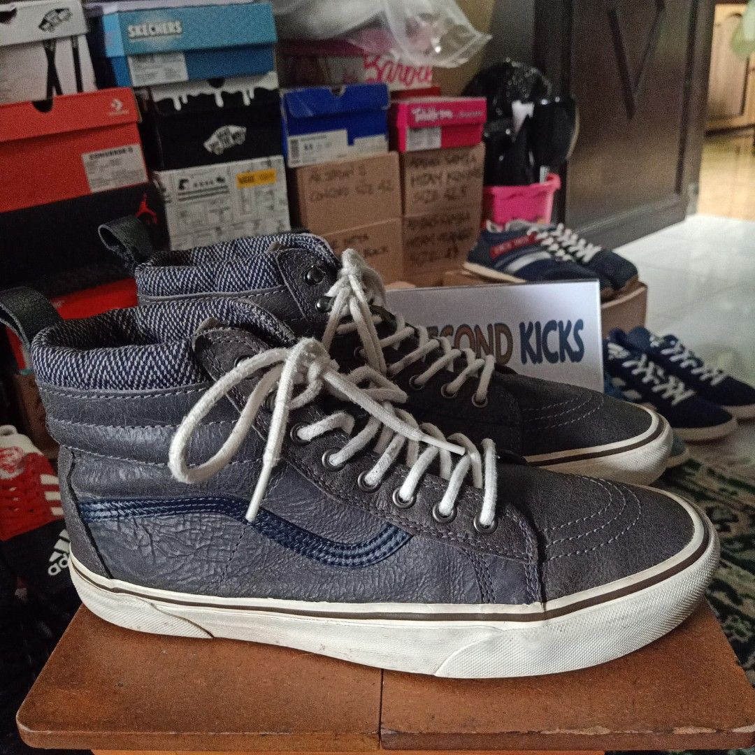 Sepatu Vans Hi MTE Charcoal x Herringbone Size 44 RARE ITEM