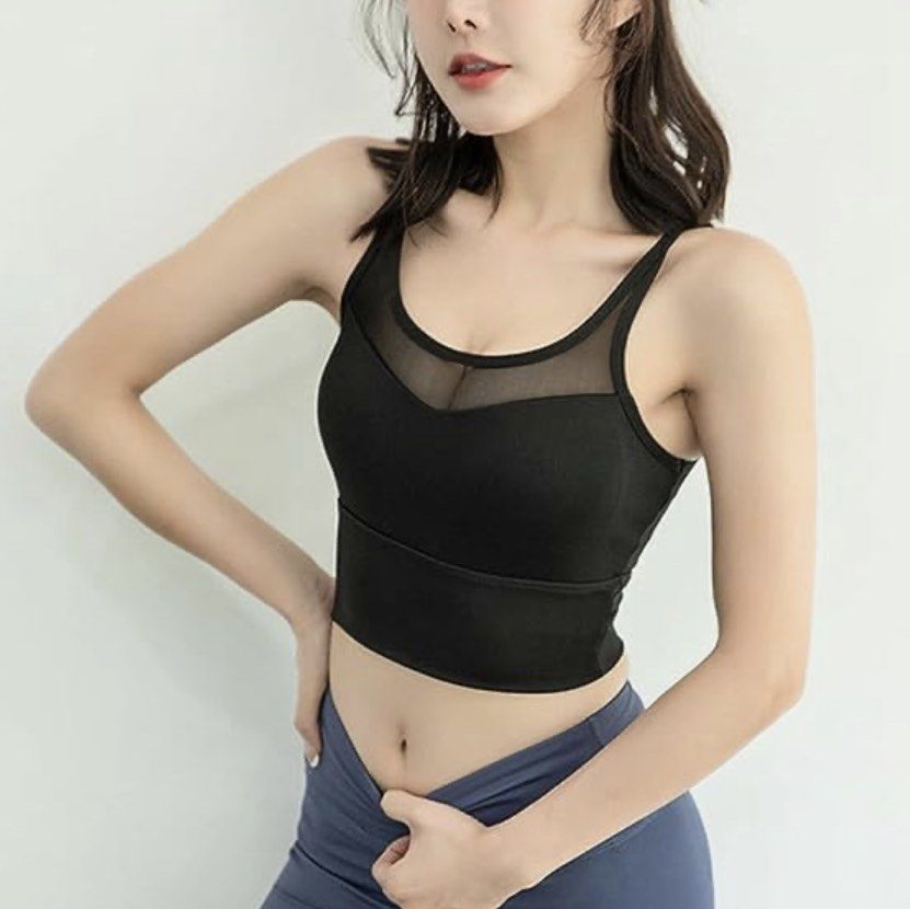 Padded Sports Bras / Tops, Women's Fashion, Activewear on Carousell