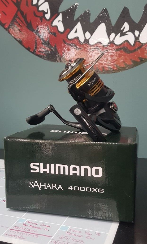 Moulinet De Pêche Shimano Sahara 4000XG – Occasion Très Bon État – Depuis Les USA