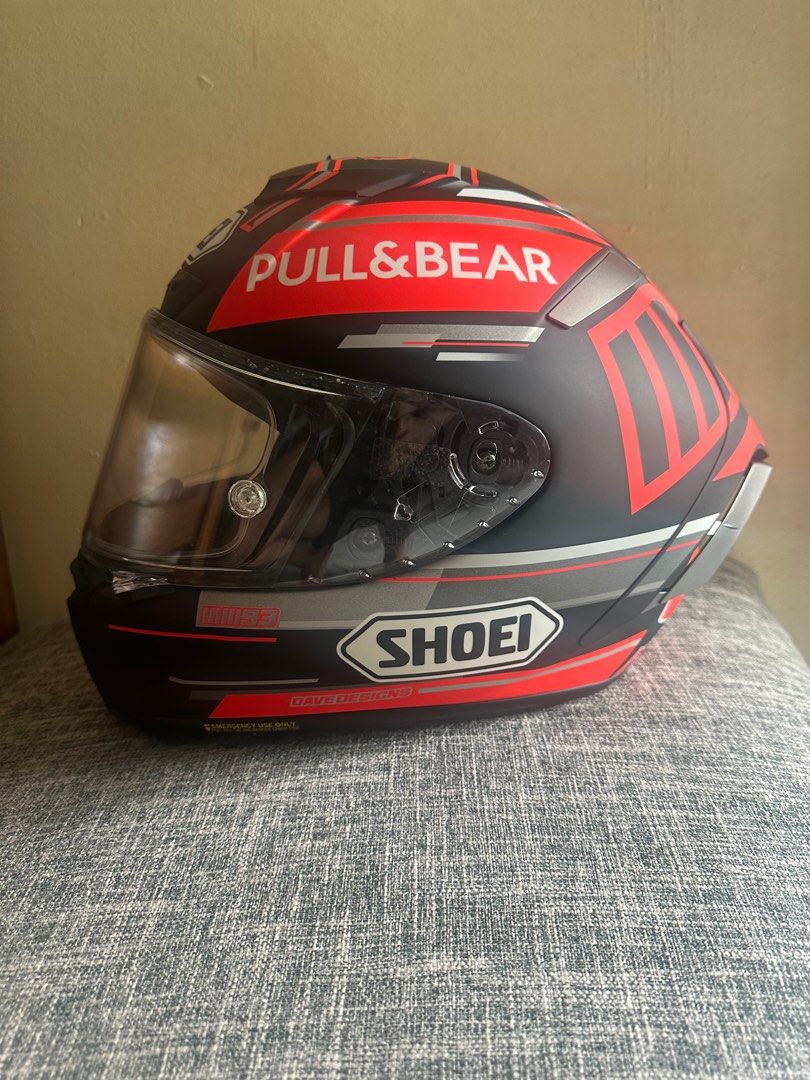 Helm shoei x14 shop marquez