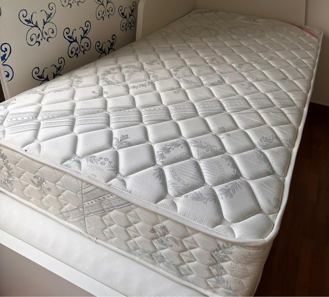 King Koil Single bed mattress in excellent condition, Furniture & Home