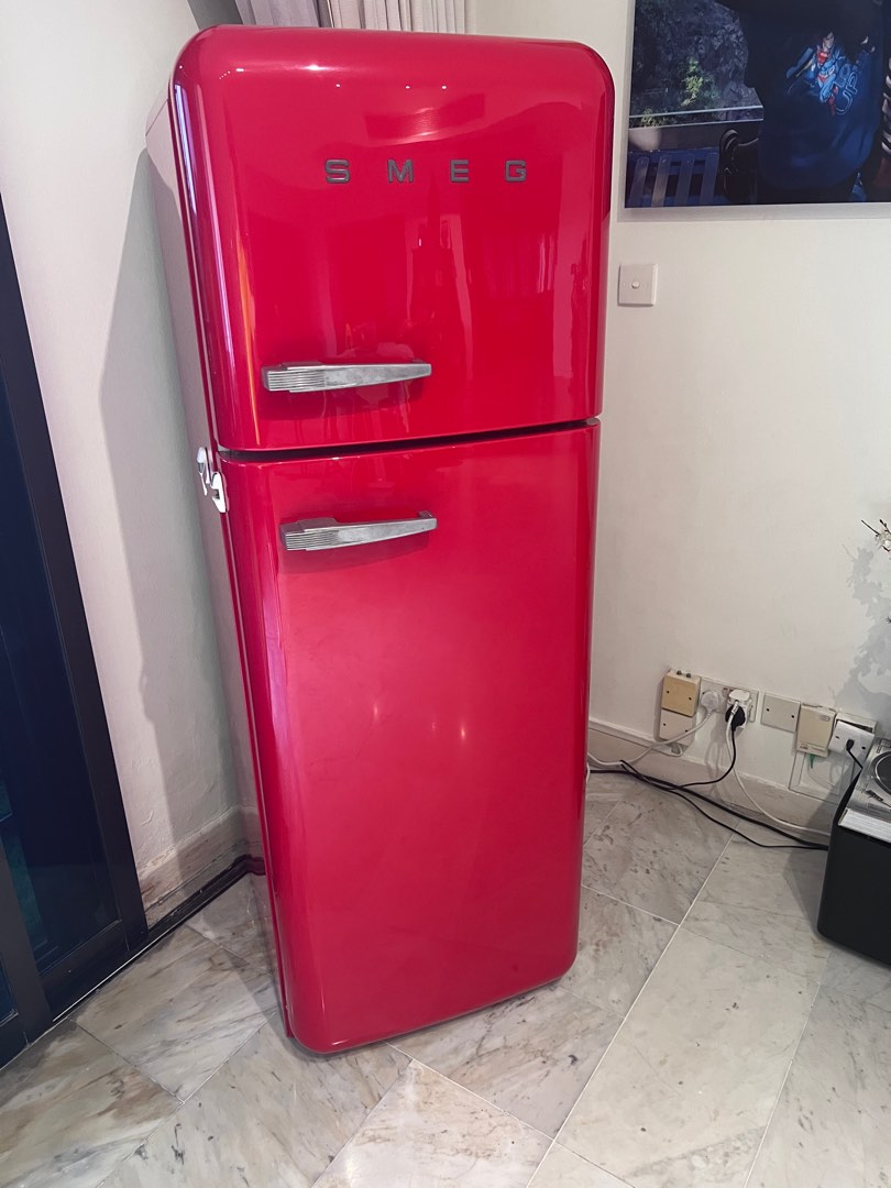 SMEG Retro Fridge with freezer, TV & Home Appliances, Kitchen