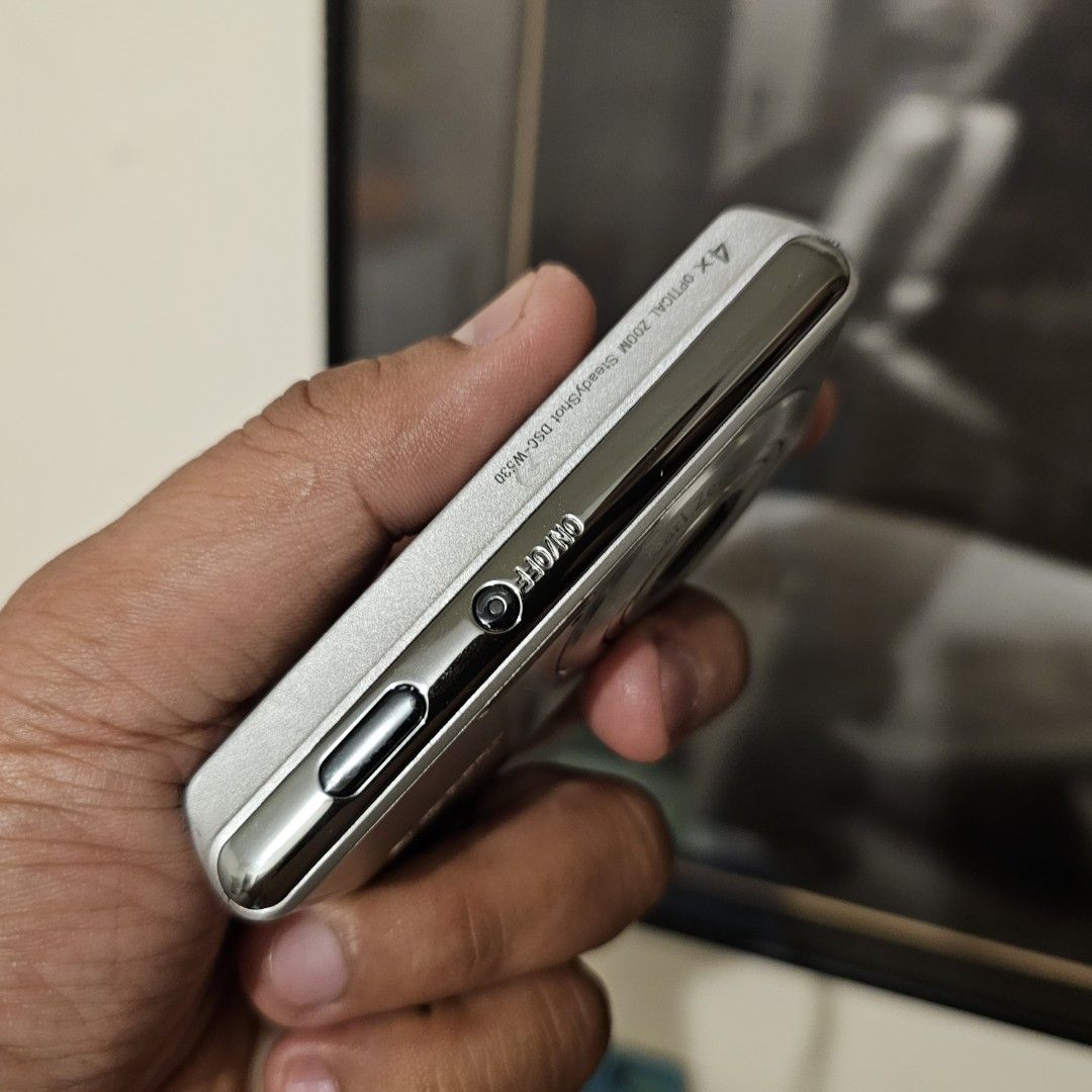 Appareil Photo Sony Cyber-shot DSC-W530, 14.1 MP, Argent, état Fonctionnel