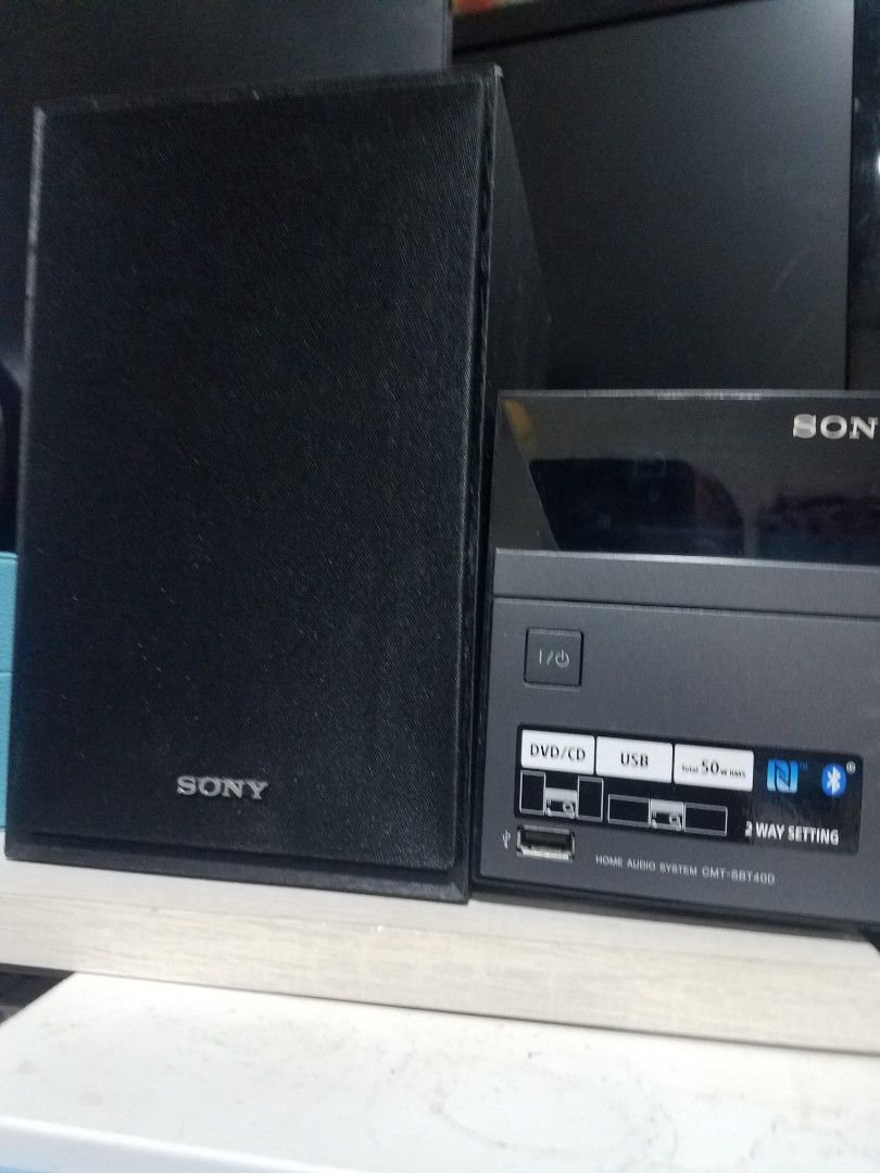 SONY HOME AUDIO SYSTEM CMTSBT40D, 音響器材, 音樂播放裝置 MP3及CD Player Carousell