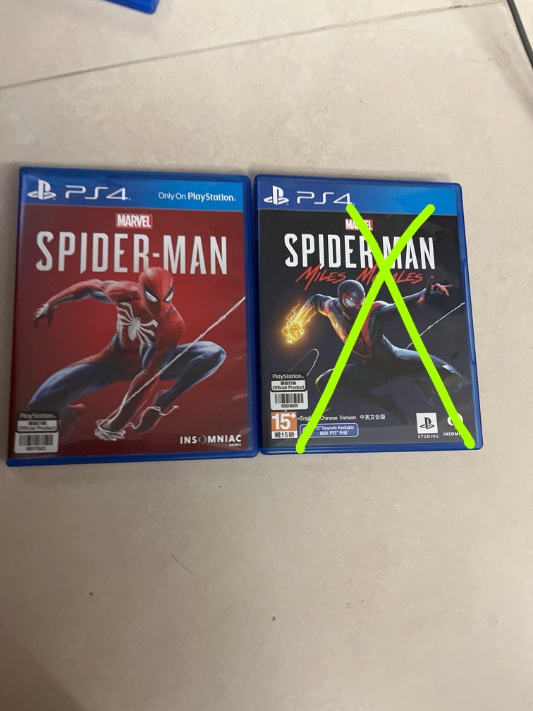 PS4 Spider-Man Spiderman: Game of the Year / Miles Morales Standard Chi/Eng  Version 漫威 蜘蛛人: 中英文版