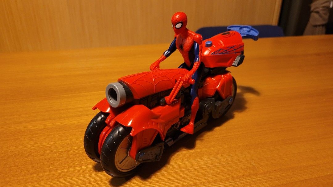 Spiderman nerf hot sale motorcycle