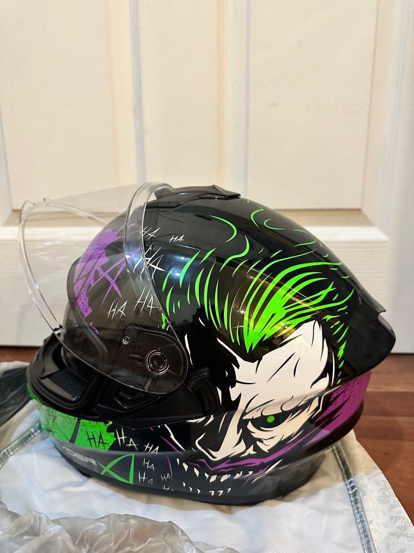 Spyder helmet joker sales design
