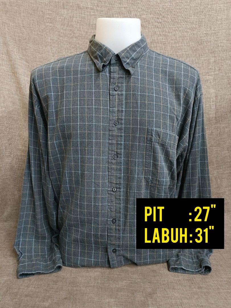 St. John s Bay Long Sleeve Flannel Shirt Men s Fashion Tops