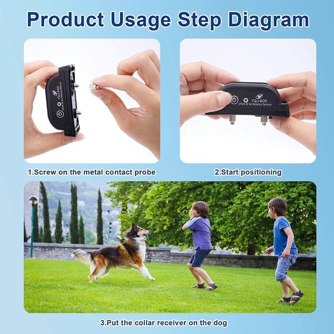 Electric dog 2025 fence with remote