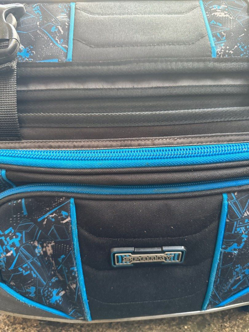 Stroller Bag (Category: Strollers) located in Davao. Submitted by medic.medic (Listing ID 1251123866, Image 2). Description: Stroller Bag (Sparky by Hawk) Used for 5 months only Still very presentable and nice Bought it at 4,899.00 *Comes complete with rain cover, lunch bag, water bottle bag and 1 pouch bag. This item is quite heavy so pick up only or meet half way. Pwede din 3rd party delivery shouldered by the buyer. Item location: Davao City.