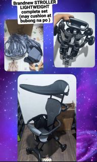 STROLLER LIGHTWEIGHT FOLDABLE ( with CUSHION and Awing  )