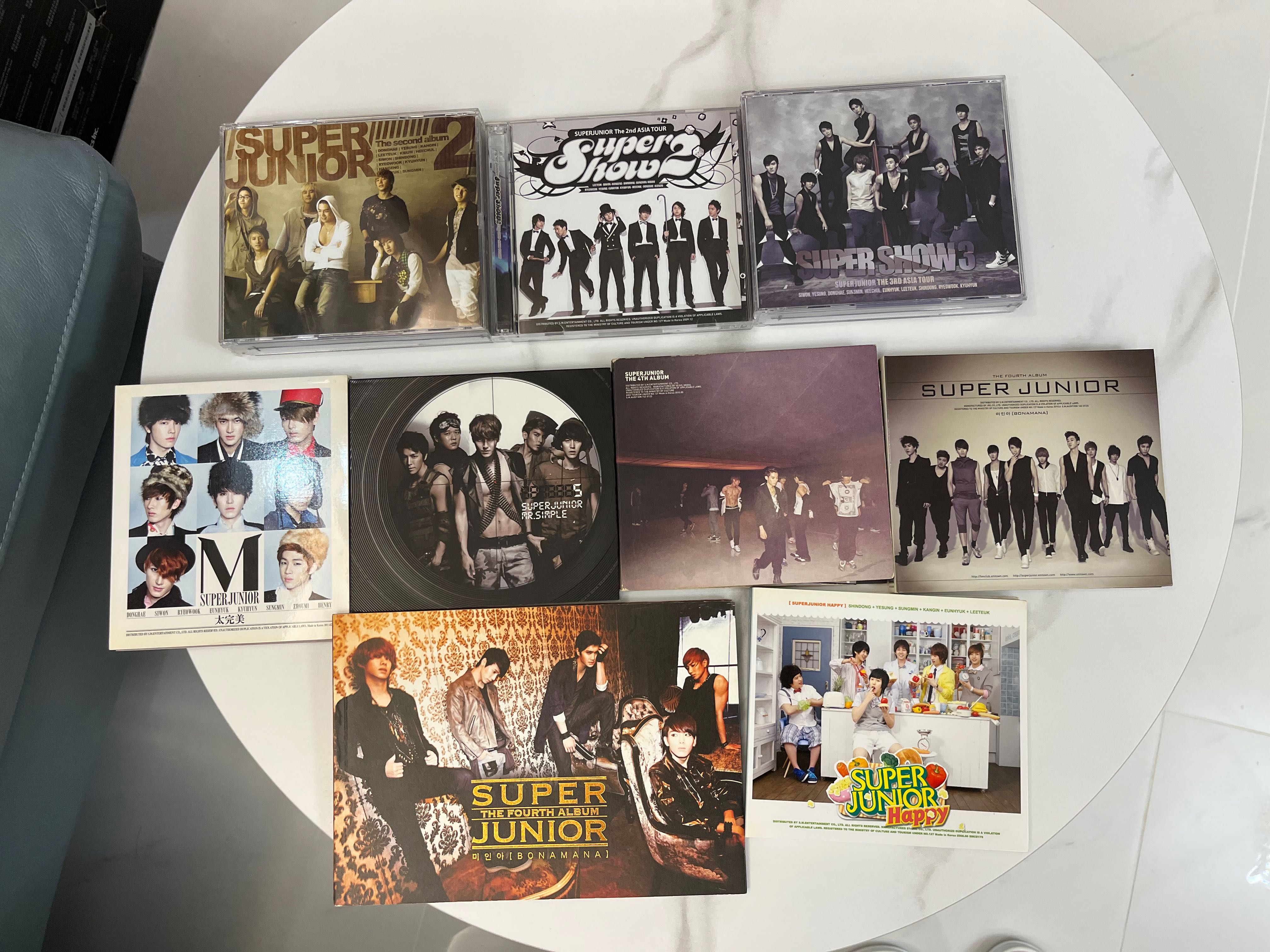 Super Junior CD專輯/SJ/SUJU, 興趣及遊戲, 音樂、樂器& 配件, 音樂與