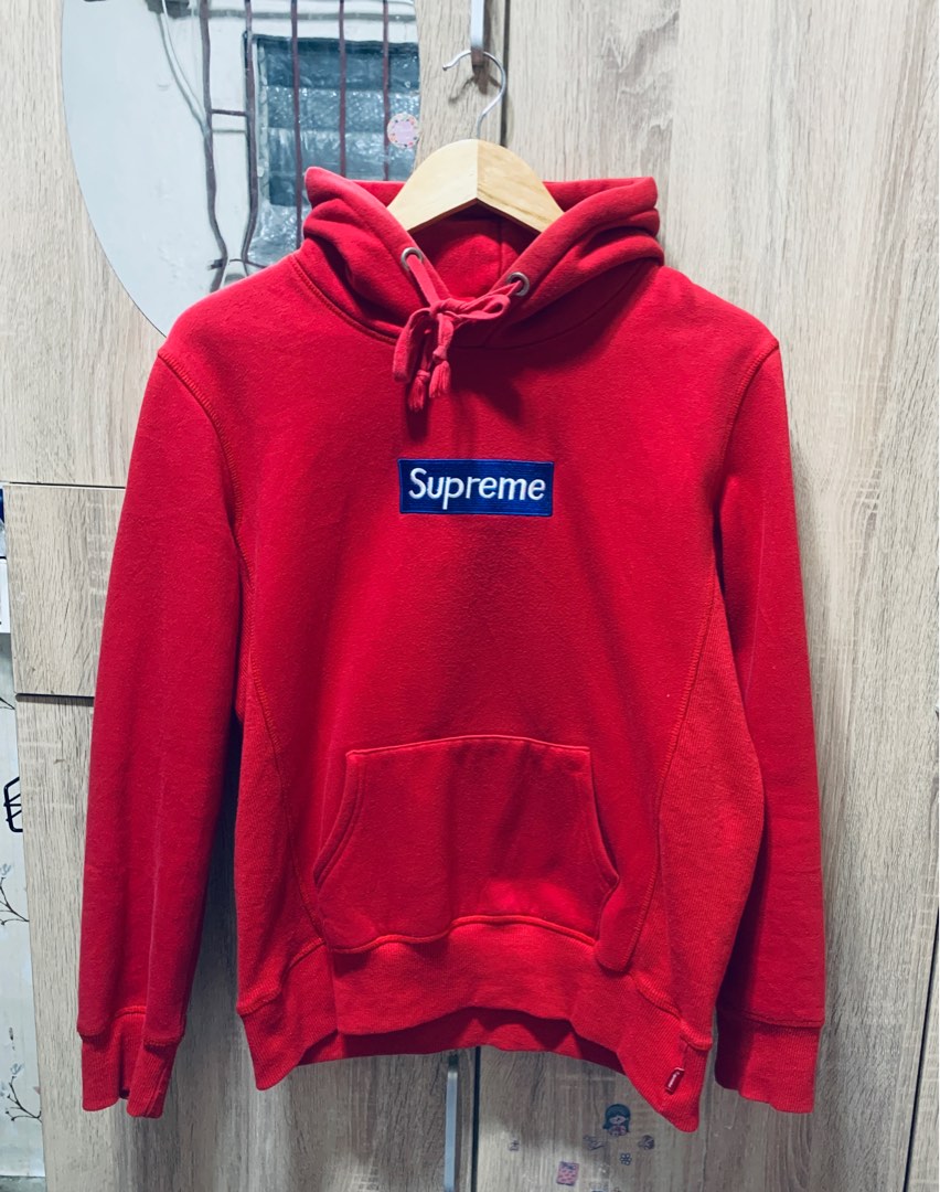 Supreme Hoodie (Red), Men's Fashion, Coats, Jackets and Outerwear