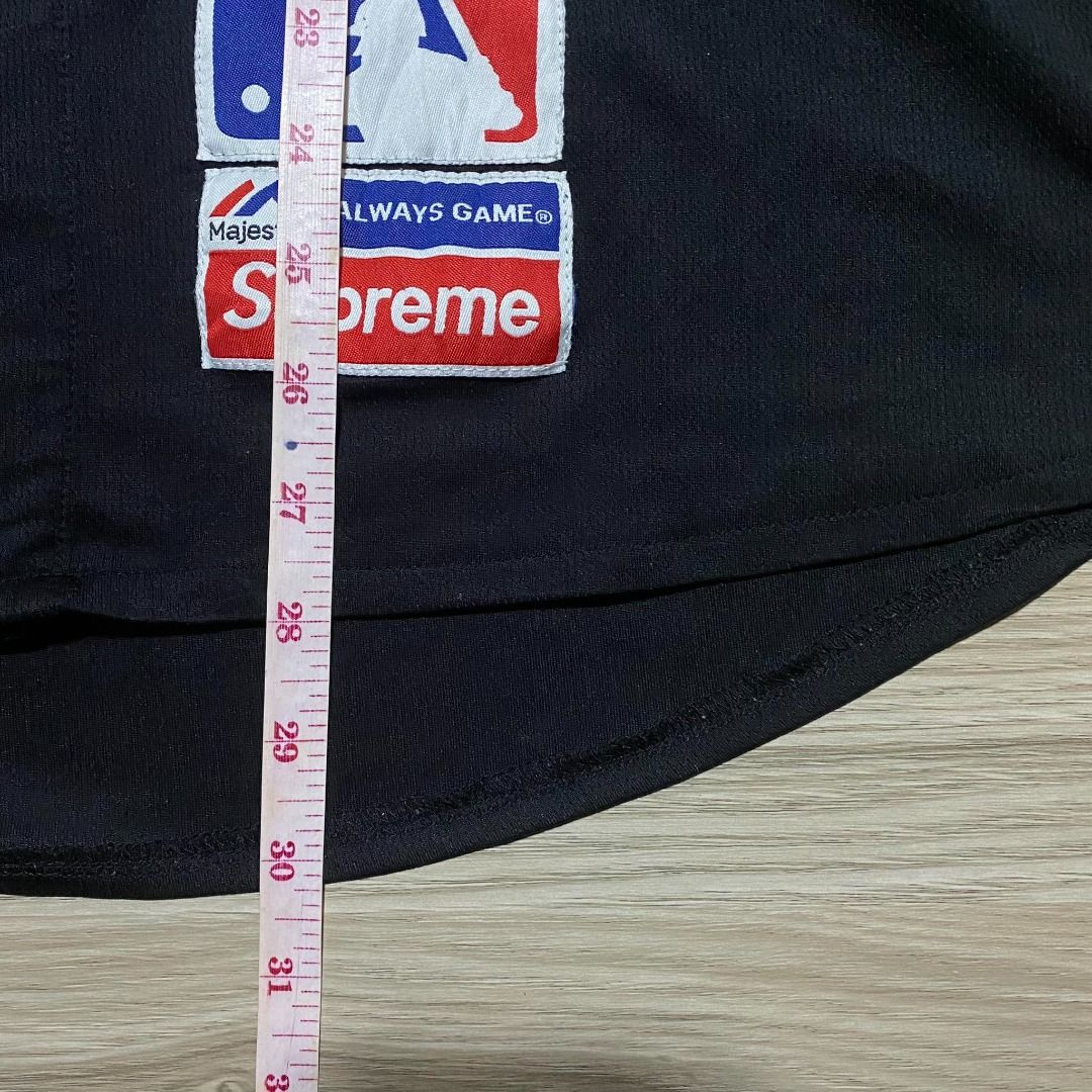 Supreme X Majestic Baseball Jersey, Men's Fashion, Tops & Sets