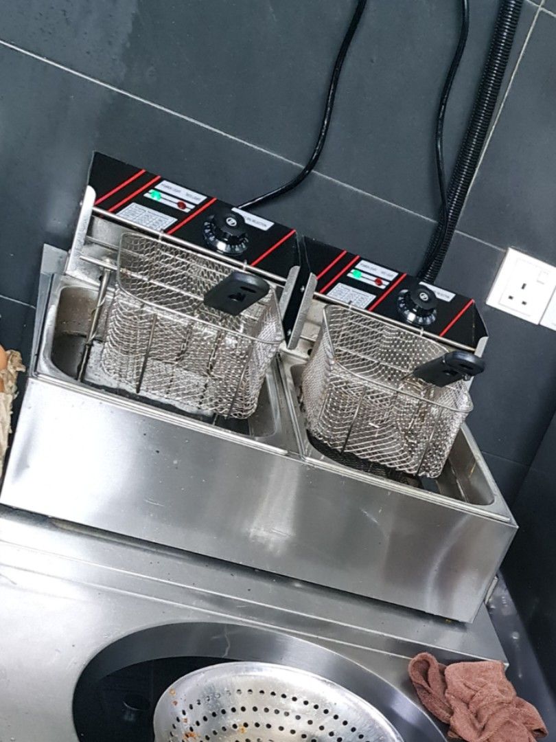 Table Top Double Deep Fryer, TV & Home Appliances, Kitchen Appliances