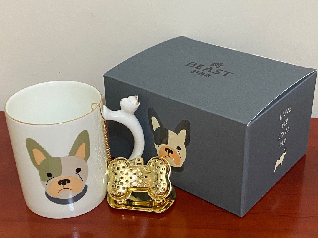 全新THE BEAST 野獸派法鬥骨瓷馬克杯