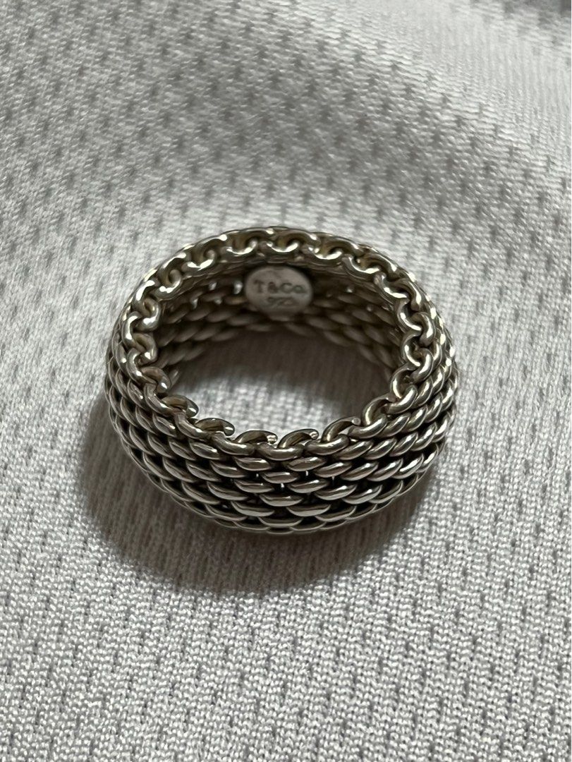 Tiffany and company mesh ring deals