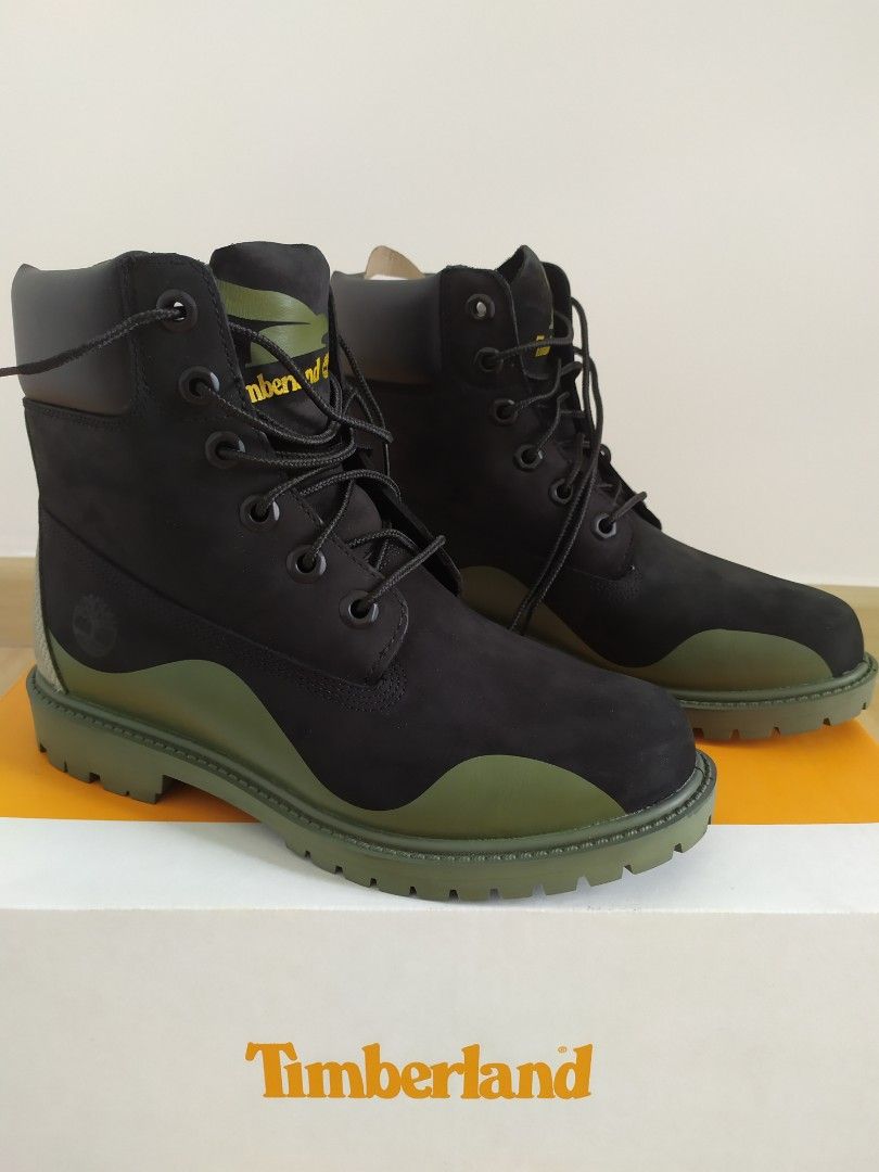 Limited edition black timberland boots top